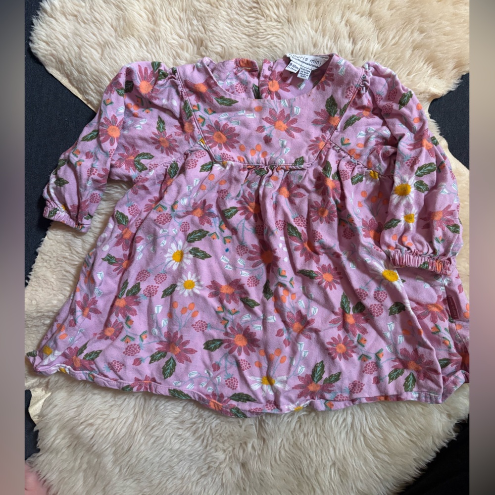 Souris mini -  Pink Floral shirt - 9-12M